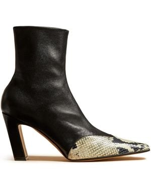 KHAITE The Nevada Stretch High Boot - Black