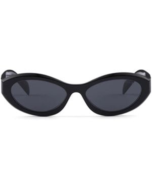 Prada Occhiali Da Sole Symbole Ovali - Blu