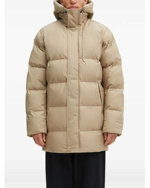 Helly Hansen Hooded Quilted Jacket - Natural