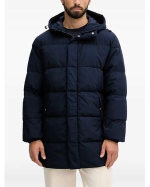 Benetton Hooded Padded Jacket - Blue