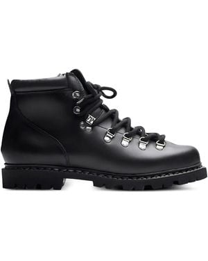 Paraboot Lace-Up Leather Boots - Black