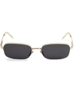 Kaleos Eyehunters Vandergoot Rectangle-Frame Sunglasses - White