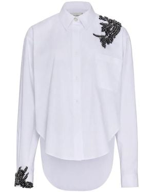 Hellessy Chemise Milo À Perles - White