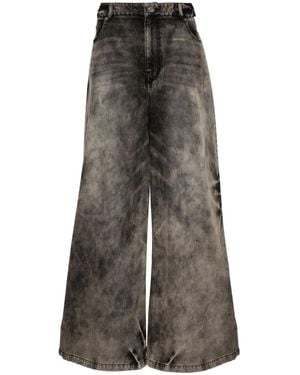 Juun.J Waist-Straps Wide-Leg Pants - Gray