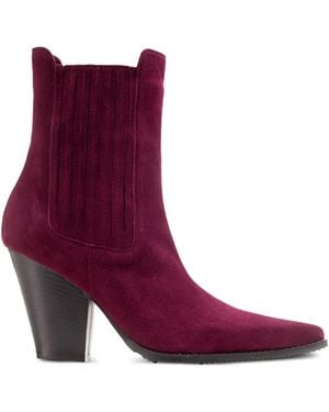 Ginissima 90Mm Emily Ankle Boots - Purple
