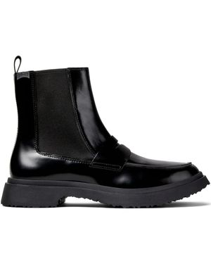 Camper Walden Leather Penny-Slot Chelsea Boots - Black