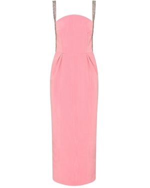 Rebecca Vallance Amaro Midi Dress - Pink