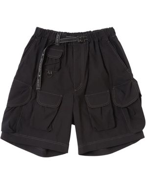 and wander Cargo Shorts - Black