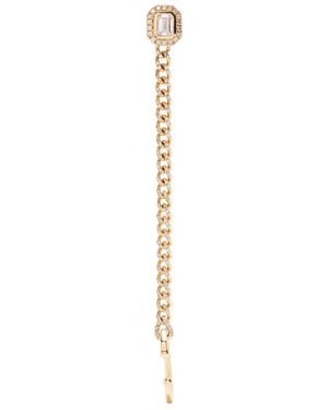 SHAY 18K Halo Link Cuff Earring - White