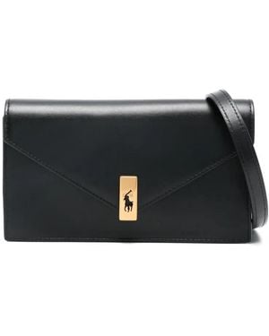 Polo Ralph Lauren Polo Id チェーンウォレット - ブラック