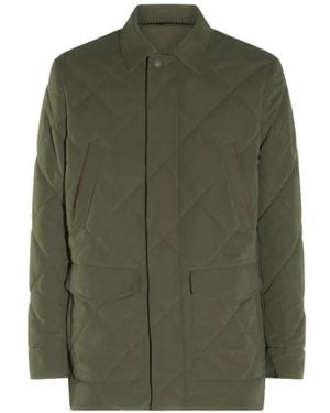 Canali Plumífero Con Botones - Verde