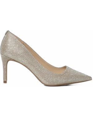 MICHAEL Michael Kors Pointed-Toe Heeled Pumps - White