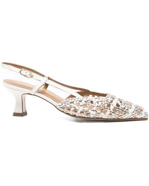 Pedro Miralles Pointed-Toe Mules - White