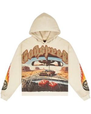 Godspeed Hoodie On The Run À Imprimé Graphique - White