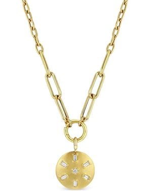 Zoe Chicco 14K Diamond Rays Necklace - Metallic