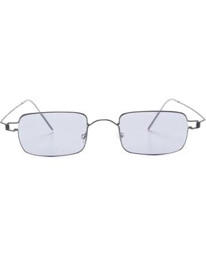Lindberg Lunettes De Soleil À Monture Rectangulaire - Métallisé