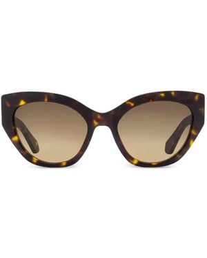 Ferragamo Eyewear Cat-Eye Sunglasses - Brown