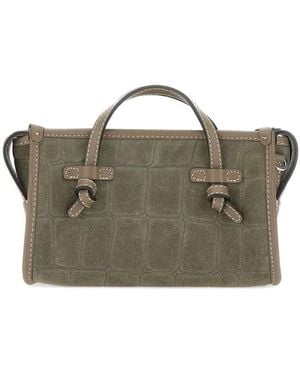 Gianni Chiarini Marcella Joy Crocodile-Effect Knotted Tote Bag - Green