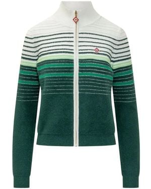 CASABLANCA Vest Met Rits - Groen
