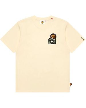 *BABY MILO® STORE BY *A BATHING APE® Baby Milo Graphic-Print T-Shirt - Natural