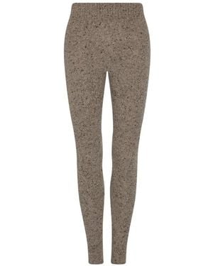 The Row Mumuka Ribbed Leggings - Gray