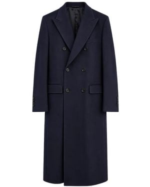 Dolce & Gabbana Double-Breasted Coat - Blue
