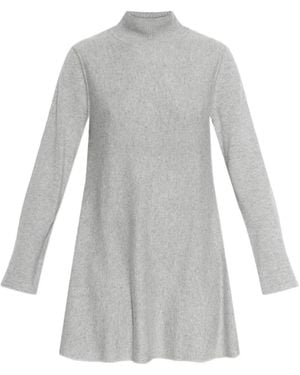 Lisa Yang Serina Long-Sleeve Mini Dress - Gray