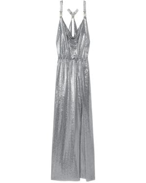 Versace Medusa '95 chainmail maxi dress - Grau