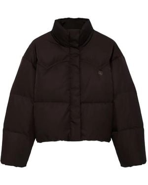 Anine Bing Oslo Cropped Donsjack - Zwart