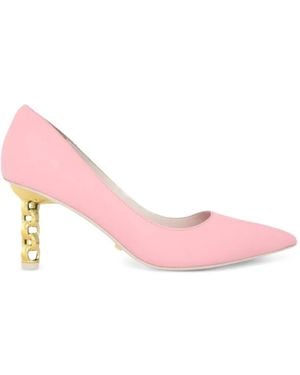 Kat Maconie Escarpins Rei À Talon Et Maillons De Chaîne - Rose