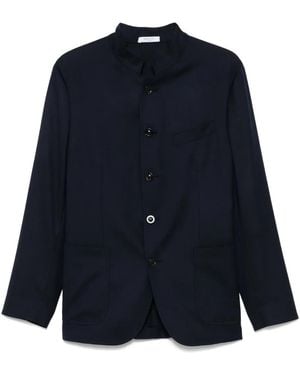Boglioli Band-Collar Blazer - Blue