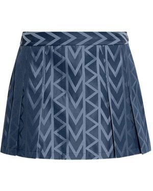 MICHAEL Michael Kors Pleated Mini Skirt - Blue