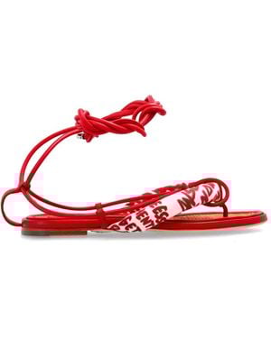 DSquared² Sandali Rebel Hibiscus - Rosso