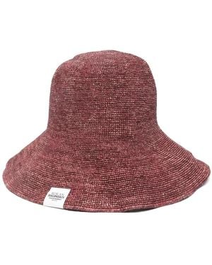 Ruslan Baginskiy Cappello Bucket Con Design Intrecciato - Rosso