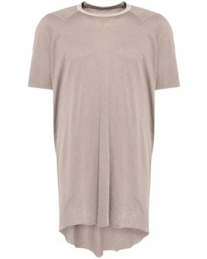 Boris Bidjan Saberi Round Neck Longline T-Shirt - Grey