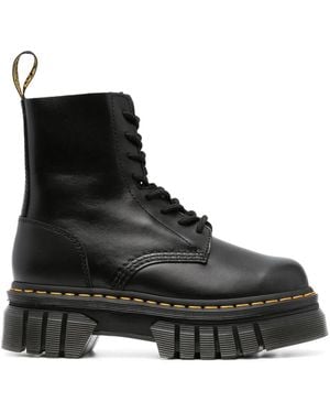 Dr. Martens Audrick 8-Eye Lux Boots - Black
