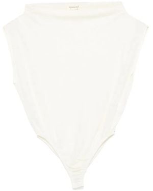 Patrizia Pepe Wool Bodysuit - White