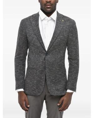 Corneliani Bouclé-Texture Blazer - Grey