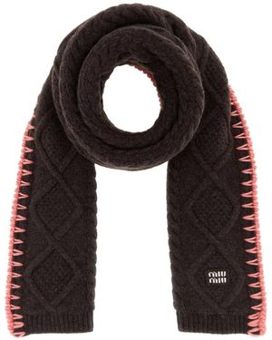 Miu Miu Scarf - Black