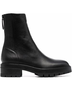 Aquazzura Saint Honore Combat Bootie - Black