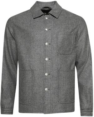 Bode Chaqueta Franck con bolsillos - Gris