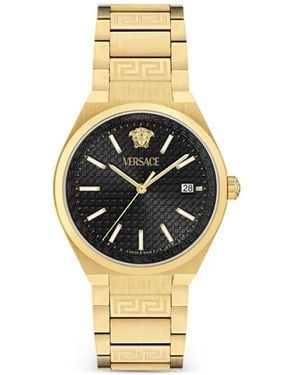 Versace Steel Greek Key 39Mm - Metallizzato