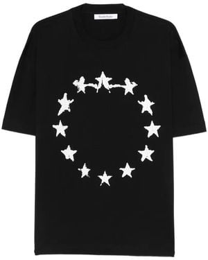 Etudes Studio Star-Graphic T-Shirt - Black