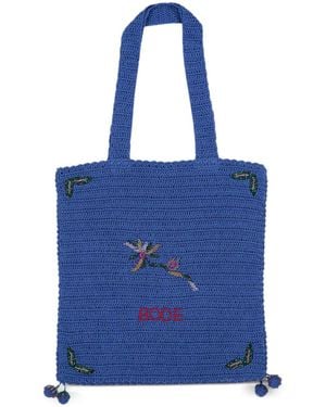 Bode Laurel Tote Bag - Blue