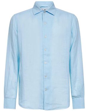 MC2 Saint Barth Long-Sleeve Shirt - Blue