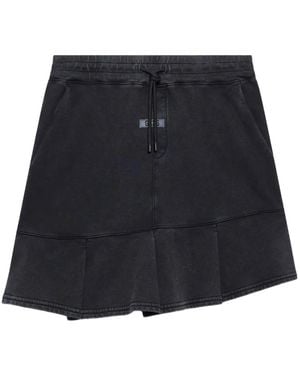 Gcds Falda Deportiva Con Efecto Lavado - Negro