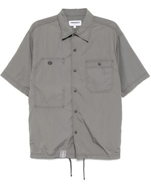 Chocoolate Logo-Embroidered Shirt - Gray