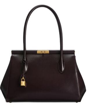 Dolce & Gabbana Marlene Everyday Padlock Tote Bag - Black