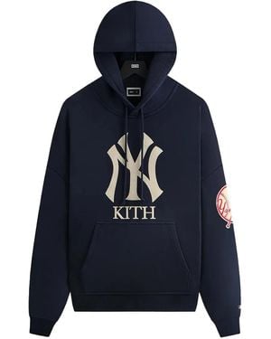 Kith X New York Yankees Braxton Hoodie - Blau