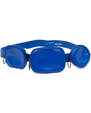 Off-White c/o Virgil Abloh Zip pouch cross-body bag - Azul